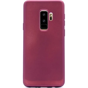 Case Street Samsung Galaxy S9 Kılıf Premier Silikon Kılıf Mürdüm