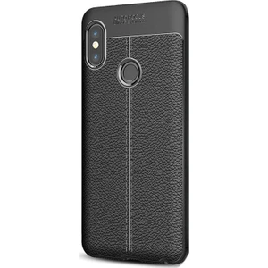 Case Street Xiaomi RedMi Note 5 Pro Kılıf Niss Silikon Kılıf+Nano Siyah