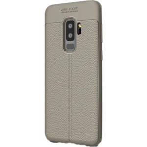 Case Street Samsung Galaxy S9 Plus Kılıf Niss Silikon+3D Cam Bej