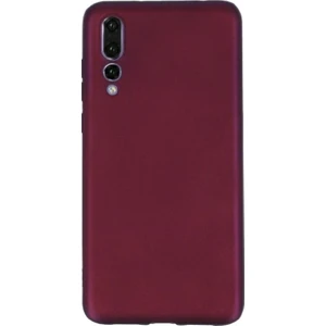 Case Street Huawei P20 Pro Kılıf Premier Silikon Arka Kapak Mürdüm