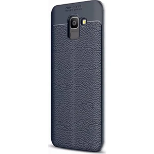 Case Street J6 Kılıf Niss Silikon+Nano Glass Koruyucu Ekran Lacivert