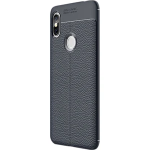 Case Street Xiaomi Redmi S2 Kılıf Niss Silikon+Nano Glass Ekran Koruma Lacivert