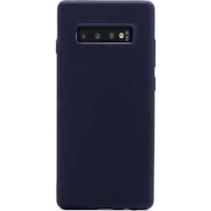 Case Street Samsung Galaxy S10 Kılıf Premier Silikon Esnek Koruma+Nano Glass Siyah