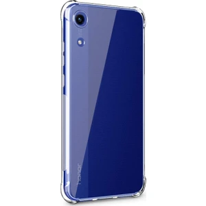Huawei Honor 8A Kılıf AntiShock Ultra Koruma Sert Kapak Renksiz