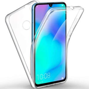 Huawei P30 Lite Kılıf Ön Arka Şeffaf Silikon Koruma Şeffaf