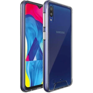 Samsung Galaxy M10 Kılıf Gard Nitro Şeffaf Silikon+Nano Glass Şeffaf