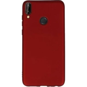 Samsung Galaxy A40 Kılıf Premier Silikon Esnek Koruma+Nano Glass Kırmızı