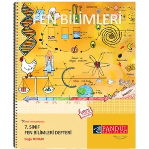 Pandül Yayınları 7. Sınıf Fen Bilimleri Defter