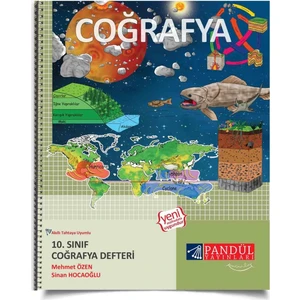 Pandül Yayınları 10.Sınıf Coğrafya Defteri