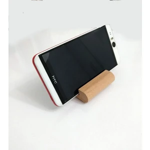 Telefon Tablet Stant Portatif Masaüstü Dock Ahşap Stand 2 Adet
