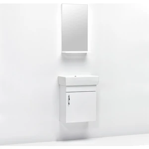 Saydam Banyo Ebeveyn Slim 50 cm Mdf Banyo Dolabı Beyaz