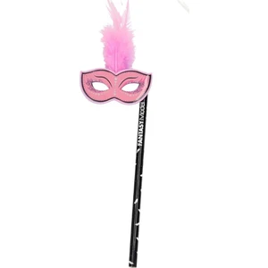 Topmodel Tüylü Maskeli Kalem