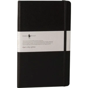Fabio Ricci S Siyah Çizgili Lastikli Defter