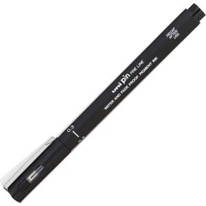 Uniball Pin 0.3 Fine Line Akrilik Uçlu Kalem Siyah 200