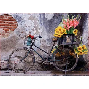 Puzzle 500 Parça Bicycle With Flowers 17988