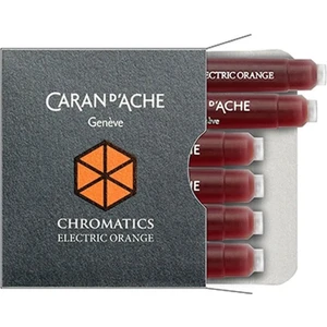 Caran d'Ache Dolmakalem Kartuşu Electric Orange 6'lı