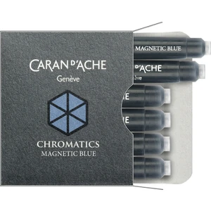 Caran d'Ache Dolmakalem Kartuşu Magnetic Blue 6'lı