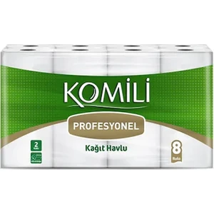 Profesyonel Kağıt Havlu 8 Rulo 2 Kat