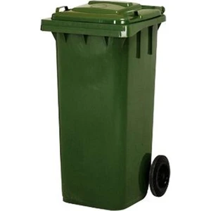 Plastik Çöp Konteyner 120 Litre Yeşil