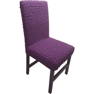 Avantaj Home Bürümcük Sandalye Kılıfı 6'lı Takım Mor