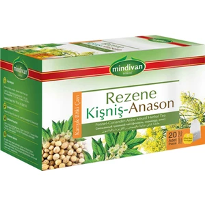 Rezene Kişniş Anason Karışık Bitki Çayı 20 li