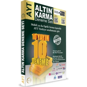 Altın Karma Yayınları AYT  10 Deneme