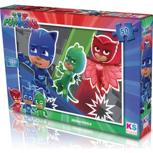 KS Games Pjmaskspuzzle 50