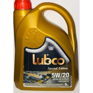 Lubco Tam Sentetik 5W20 5 Litre Motor Yağı ( Üretim Yılı: 2023 )