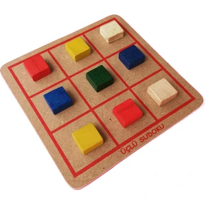 Renklerle Sudoku Ahşap