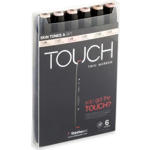 Touch Twın Marker 6Lı Set Ten Renkleri B