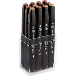 Touch Twın Marker 12Li Set Ahşap Renkleri
