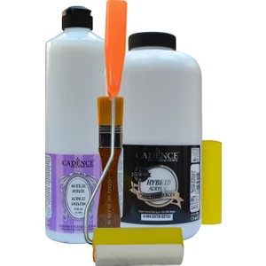 Multisurfaces Antik Beyaz 2 Litre+Parlak Vernik 750 Ml Set