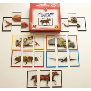 Pi Tamamlama Kartları (3 Parçalı)