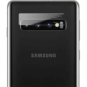 Samsung Galaxy S10 Plus Kamera Camı Lens Koruyucu Tempered Glass
