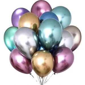 Balon Krom Parlak Mirror Karışık Renk 30 cm * 40 cm 10 Adet