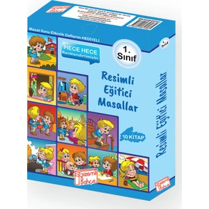 Gizemli Bahçe 1. Sınıflar İçin Resimli Eğitici Masallar  10 Kitap