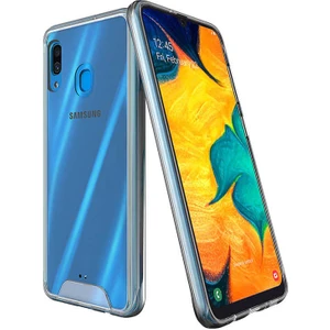 Case 4U Samsung Galaxy A20-A30 Kılıf Gard Ultra Sert Silikon Arka Kapak Şeffaf