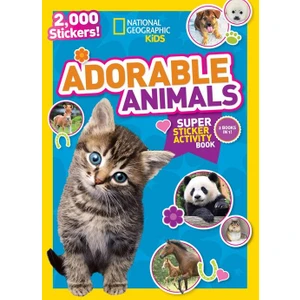 Adorable Animals Sticker Activity Book - National Geographic Kids