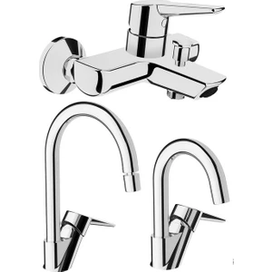Soli̇D S 3 Lü Set Banyo + Kuğu (Döner) Lavabo + Kuğu Evye