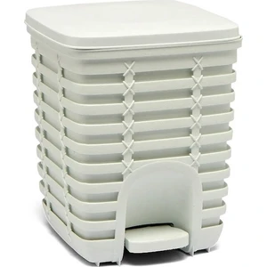 Palm Pedallı Çöp Kovası 9 Litre Beyaz