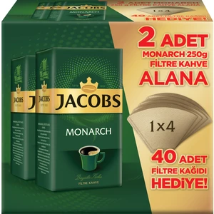 Filtre Kahve 250 gr X 2 + 40 Adet Filtre Kağıdı Hediyeli