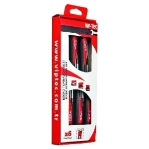 Vip-Tec Mıkro Torx Tornavida Takımı - 6 Parça