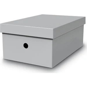 Rainbow Karton Kutu Büyük Boy Gri Renk 34 x 25 x 18 cm Pratik Depolama Çözümü