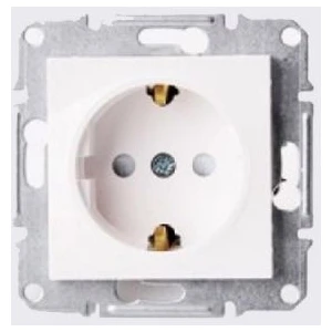 Schneider Electric Asfora Beyaz Çocuk Korumalı Çerçevesiz Topraklı Priz