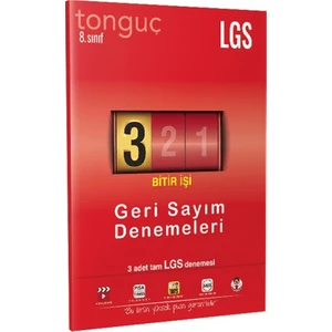 Tonguç Akademi LGS Geri Sayım Denemeleri 3