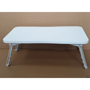 Yemek Servis Sehpası Katlanır Ayaklı Laptop Notebook Ders Çalışma Masası Beyaz