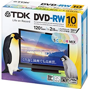 Tdk Dvd-Rw 4.7gb 120MIN 1-4x 10LU Kutulu