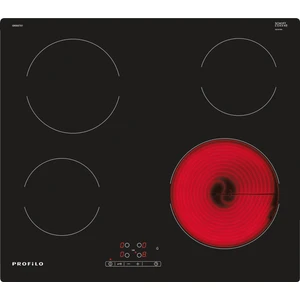 Or06Et01 Siyah Cam Seramik Gömme Ankastre Ocak