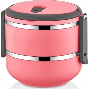Sefer Tası Saklama Kabı 2 Katlı Model 1,50 lt Pembe