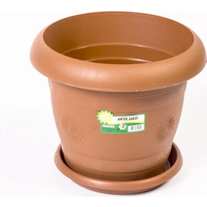 Hak Plastik Antik Saksı No 2 Klasik Bahçe Çiçek Saksısı 2,5 lt